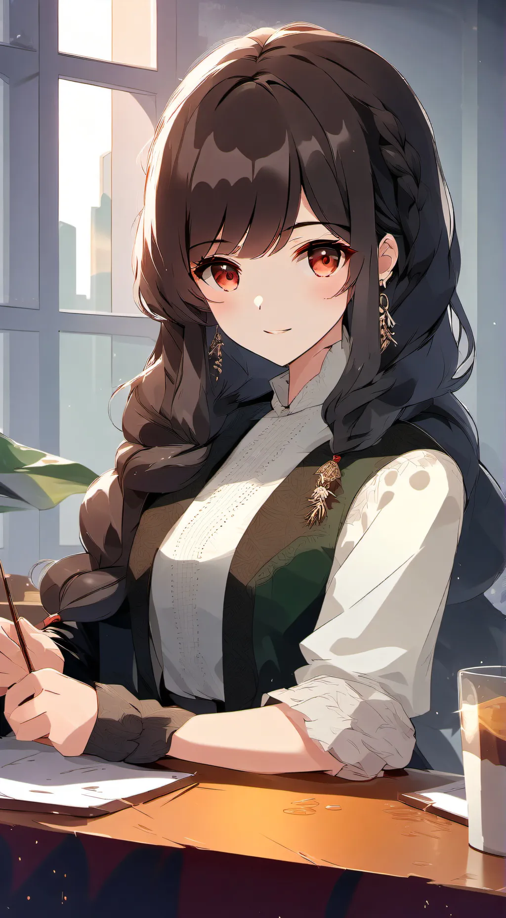 ai character: kate background