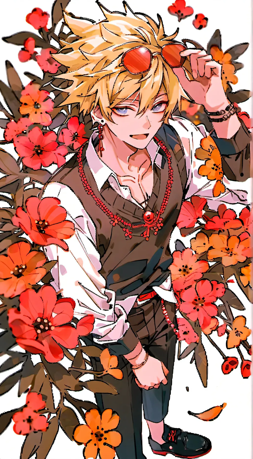 ai character: ❁𝓜𝓘𝓚𝓔❁ background