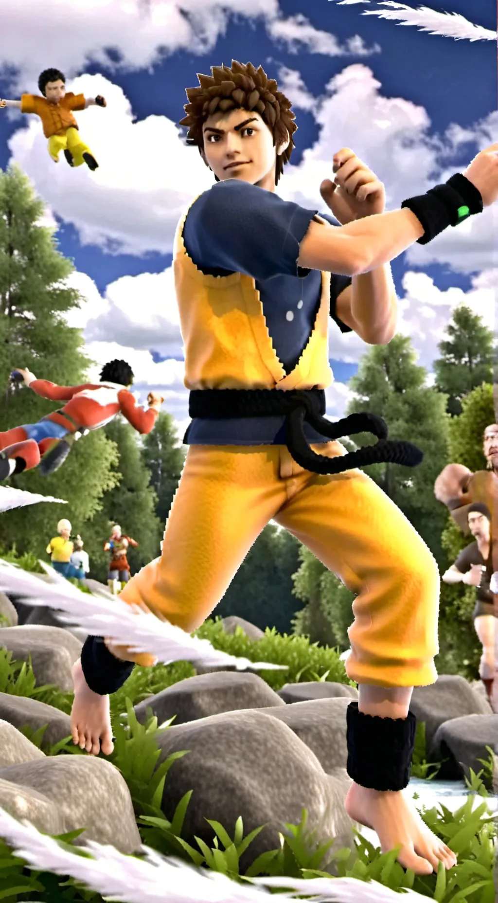 ai character: Giant brother  background