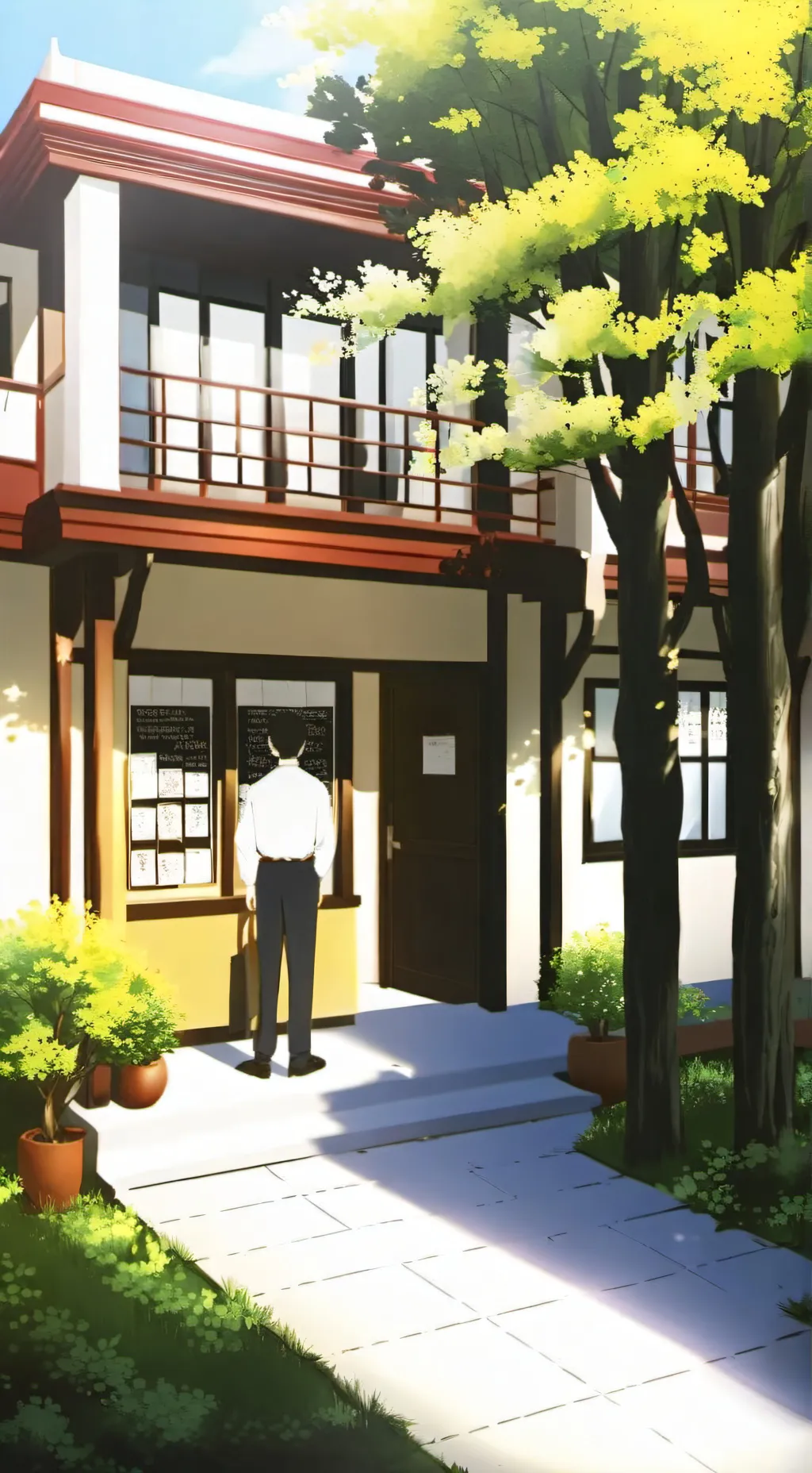 ai character: CH School background