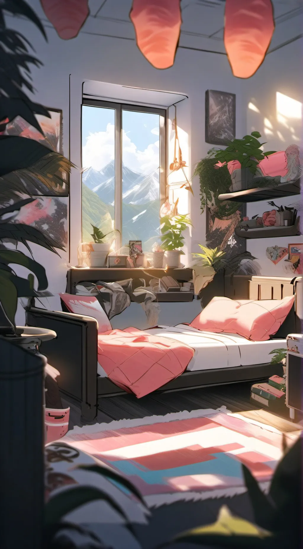 ai character: day in a life background