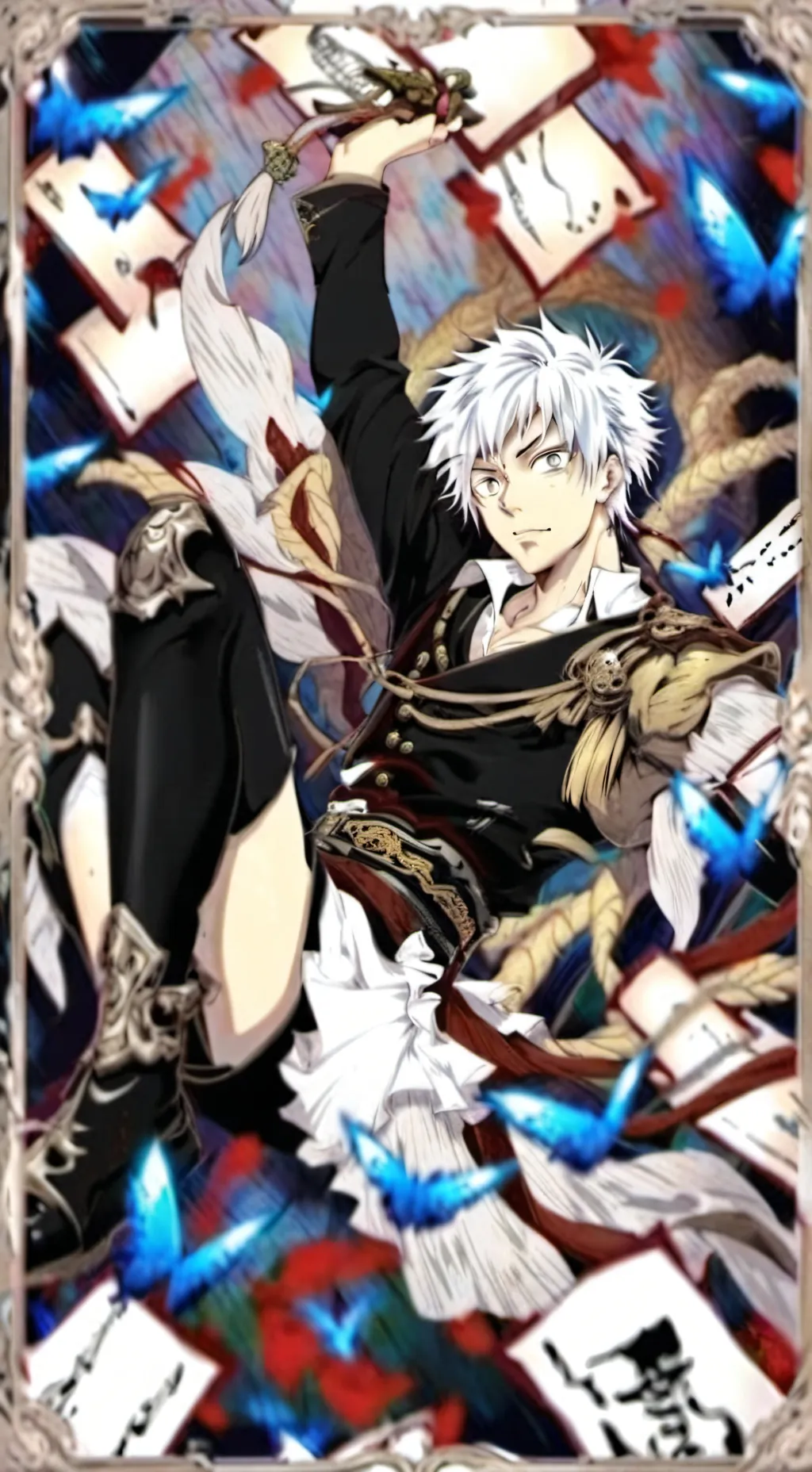 ai character: JJk  background