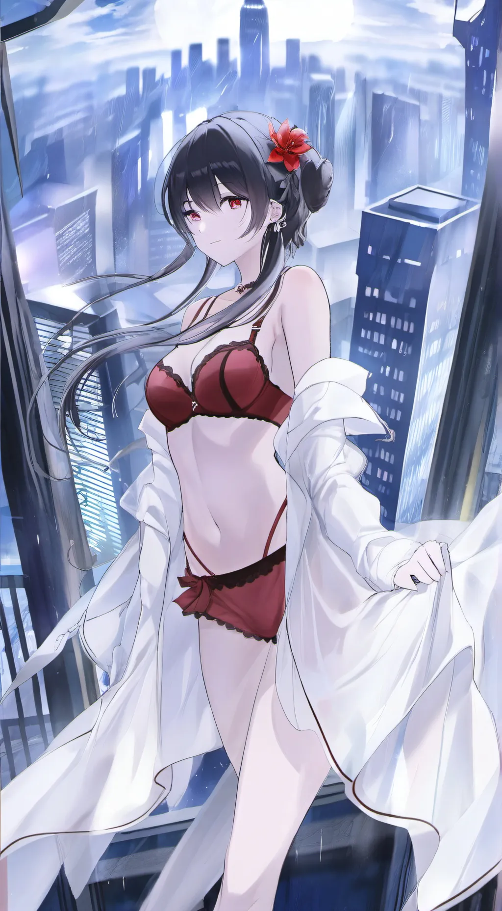 ai character: Miami  background