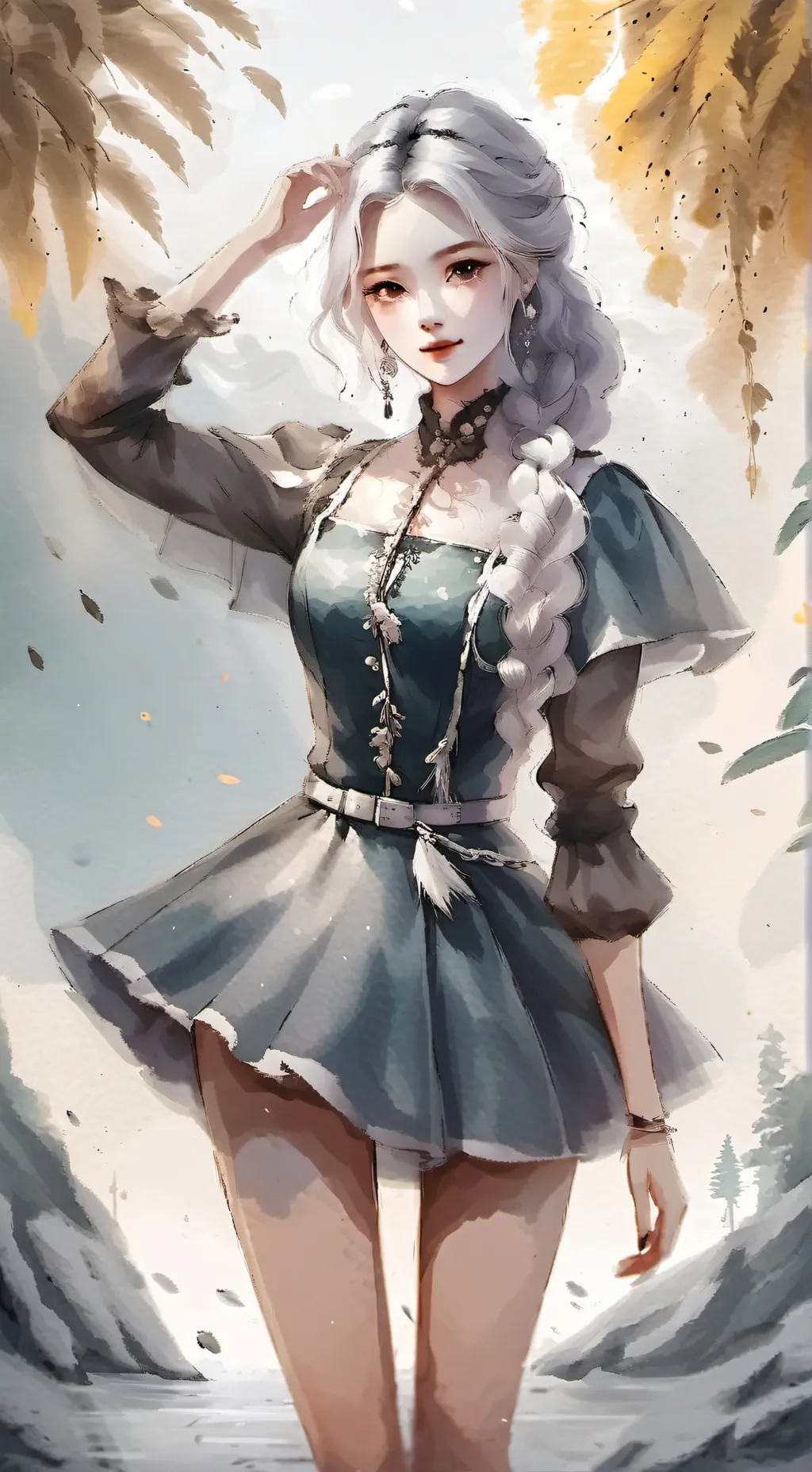 ai character: belle background