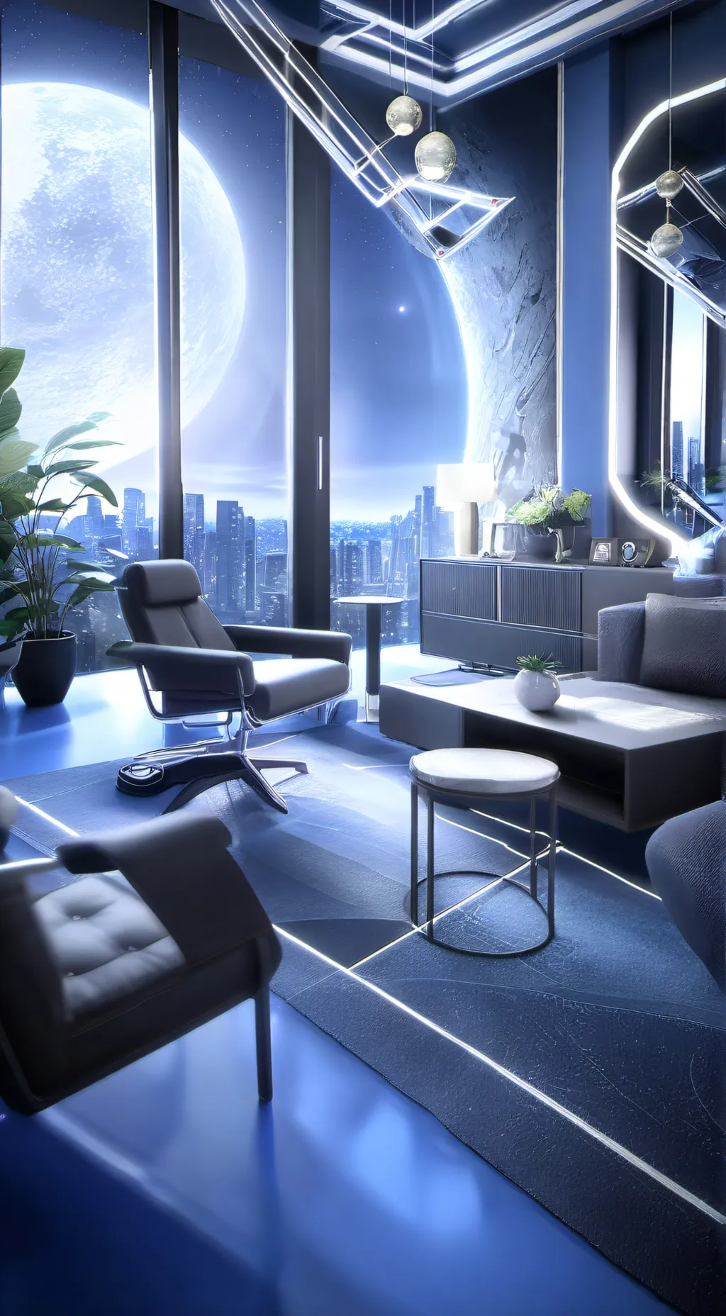 ai character: Your chill room background