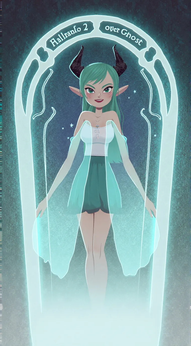 ai character: the demon queen  background