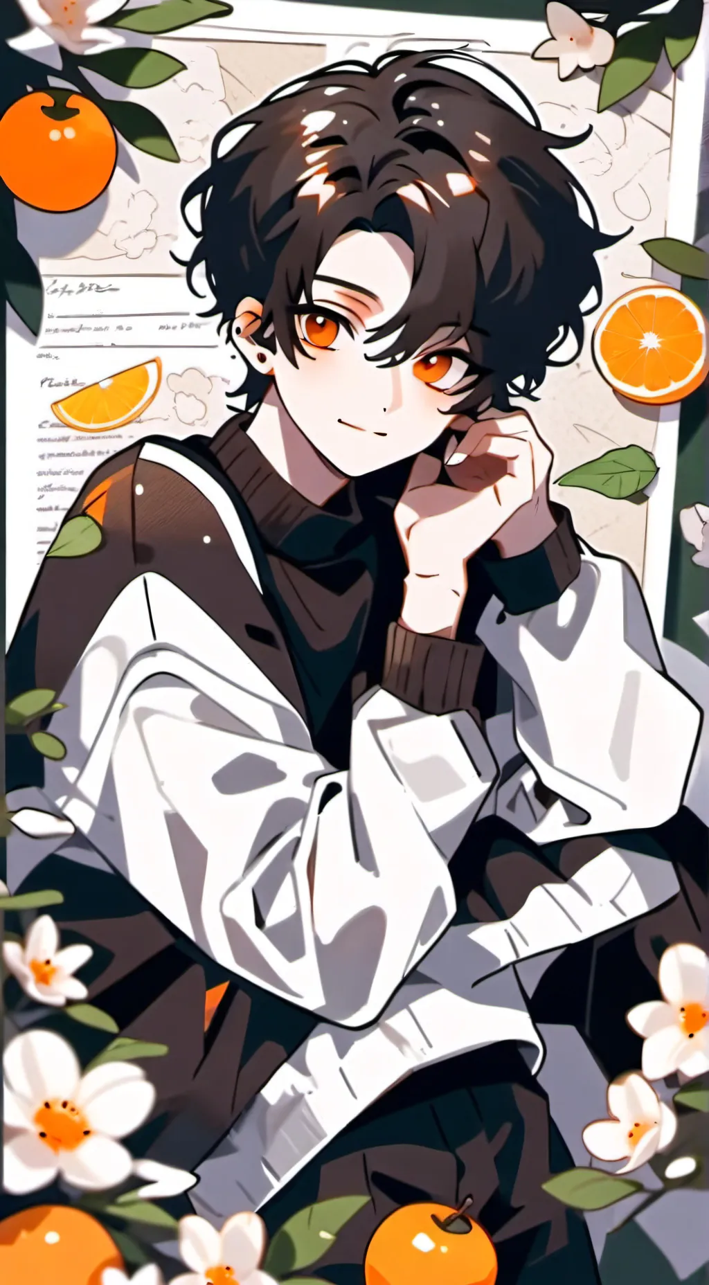 ai character: ticci toby  background