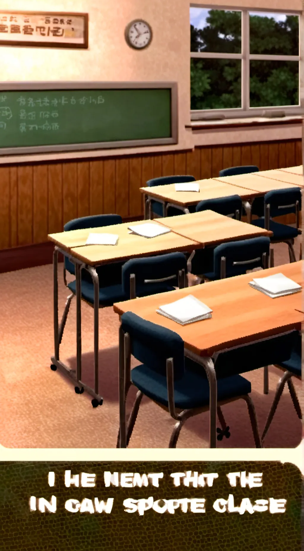 ai character: My irl classroom background