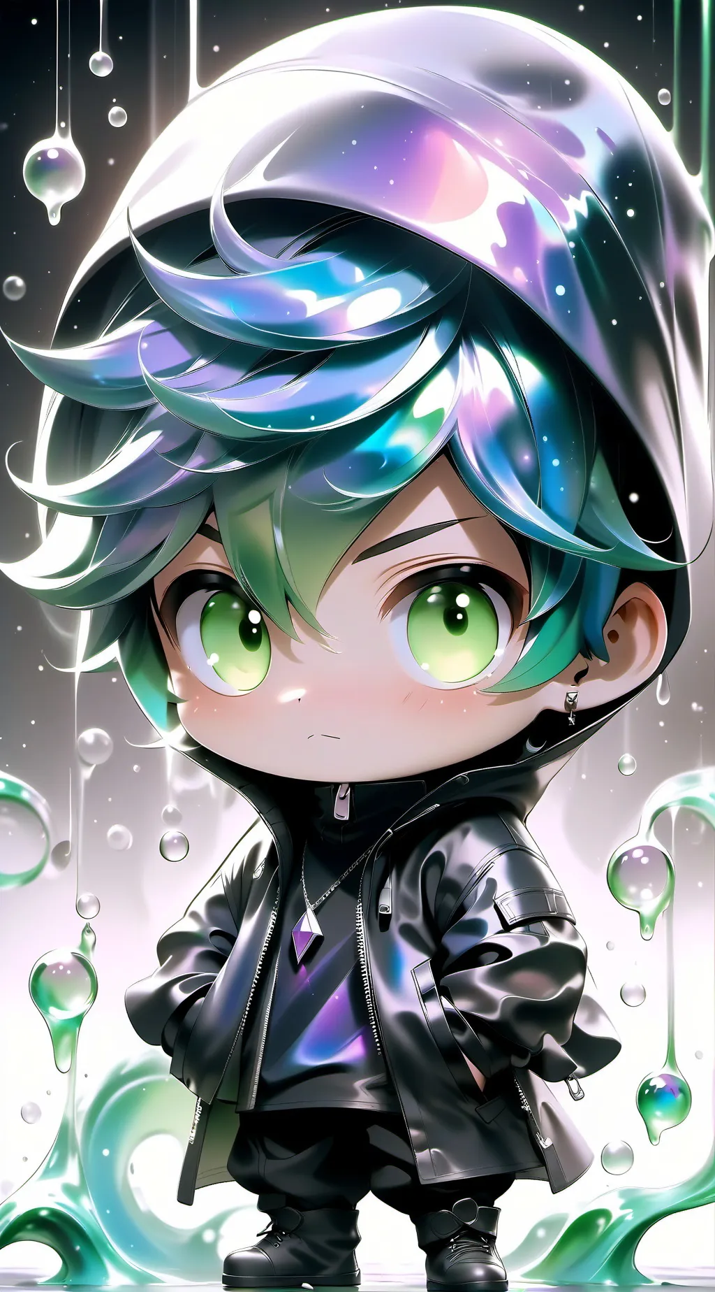 ai character: niño tierno background