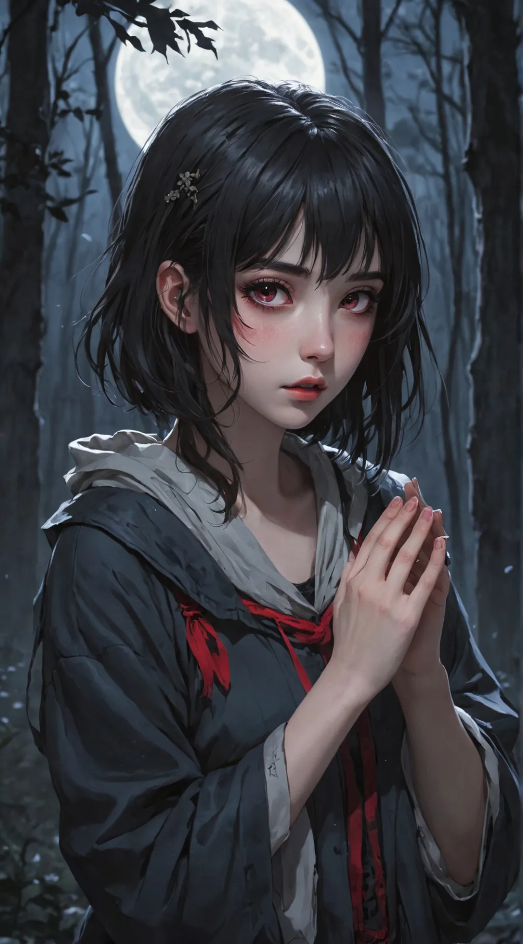 ai character: The Night background