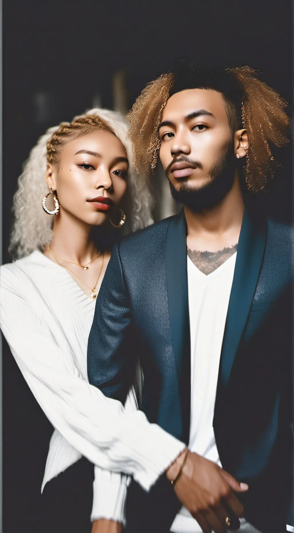 ai character: Lena and Kriss background