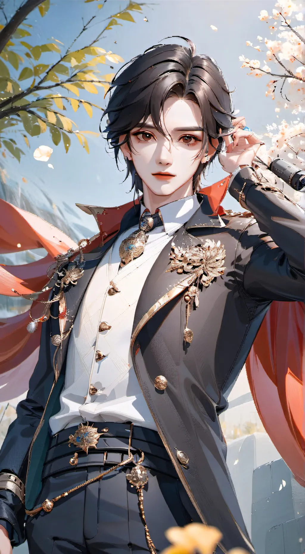 ai character: •| Carl |• background