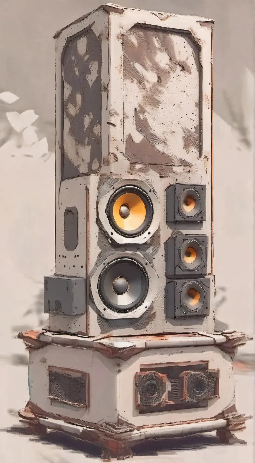 ai character: titanspeakerwomen background