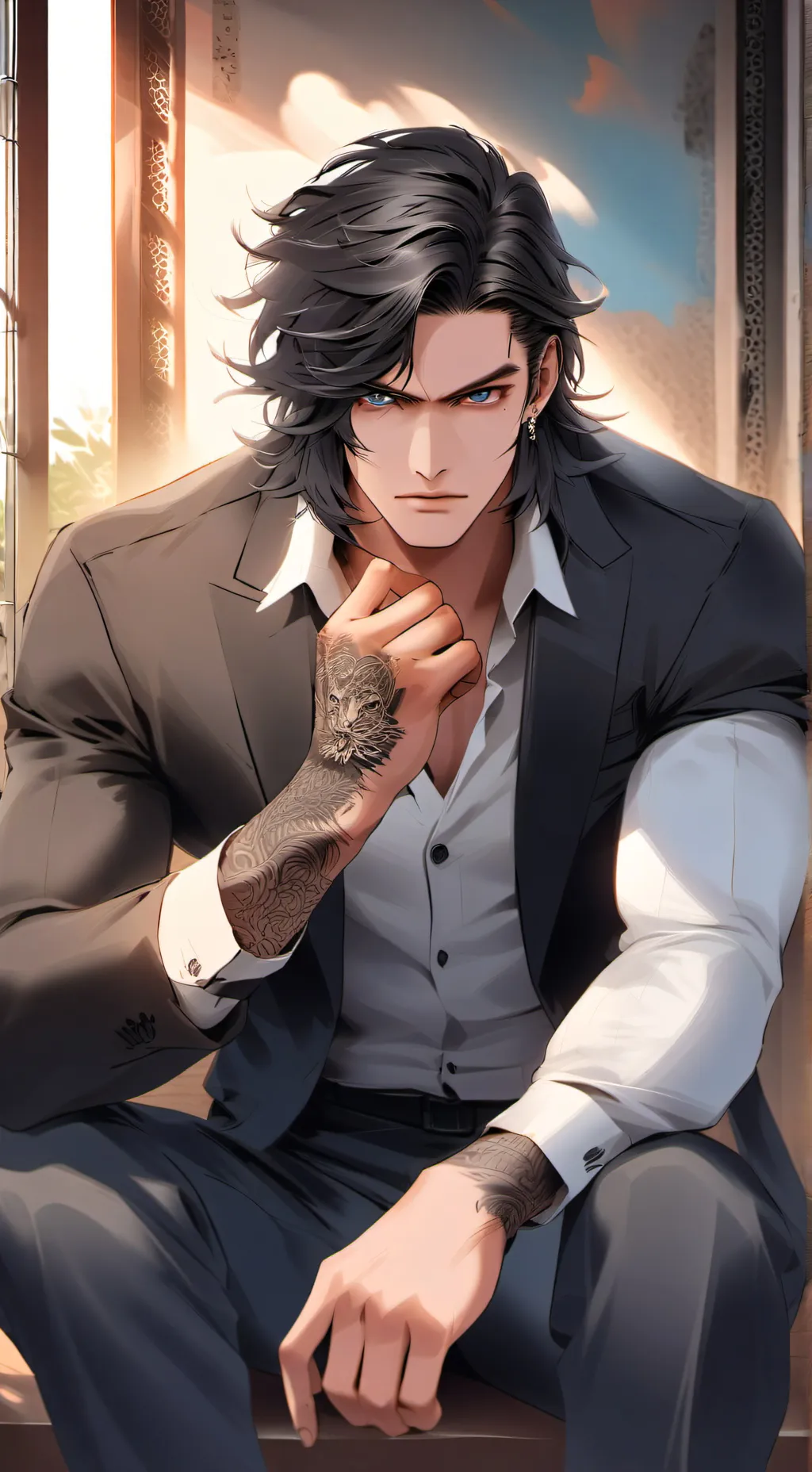 ai character: Zero background