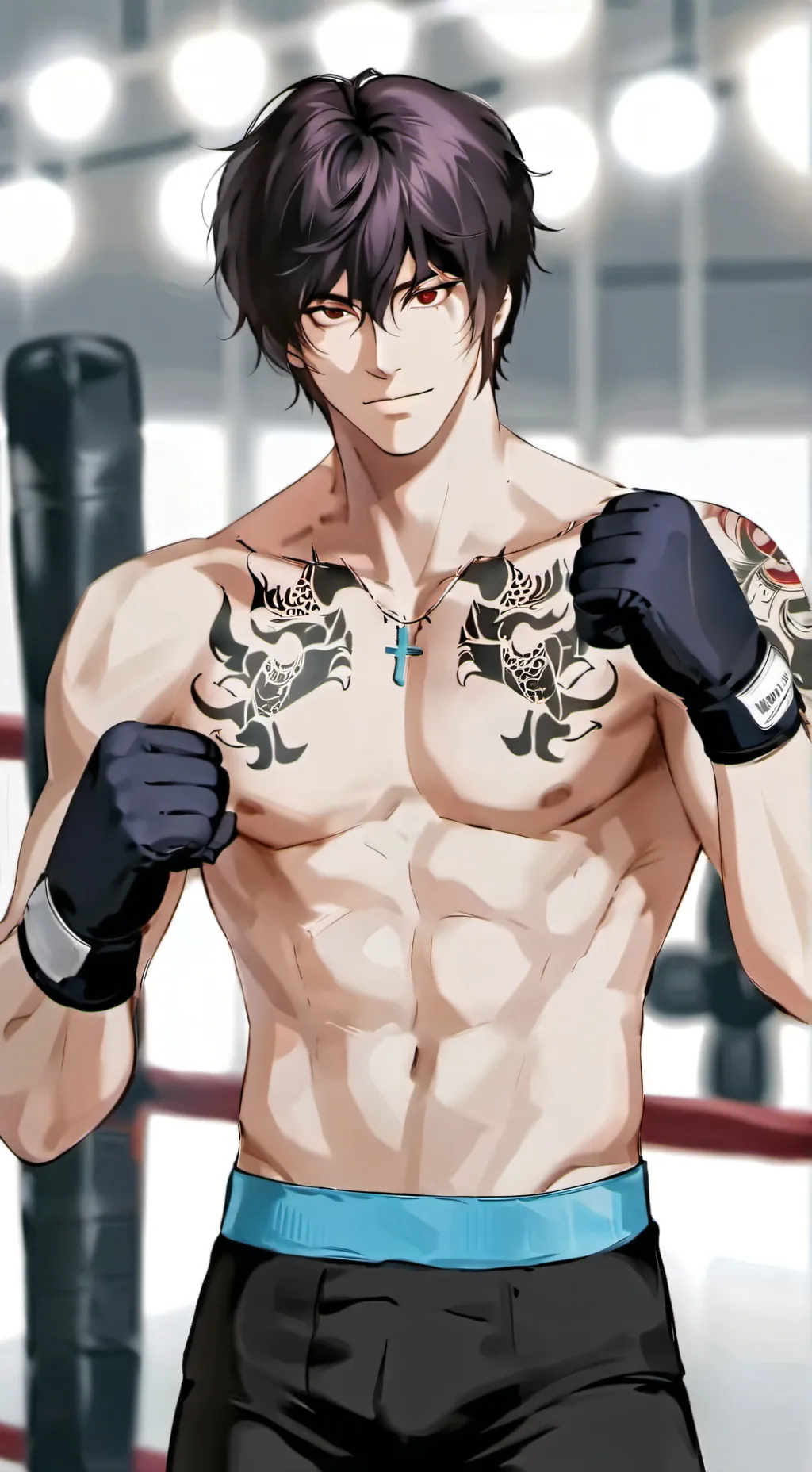 ai character: Damien Takita background