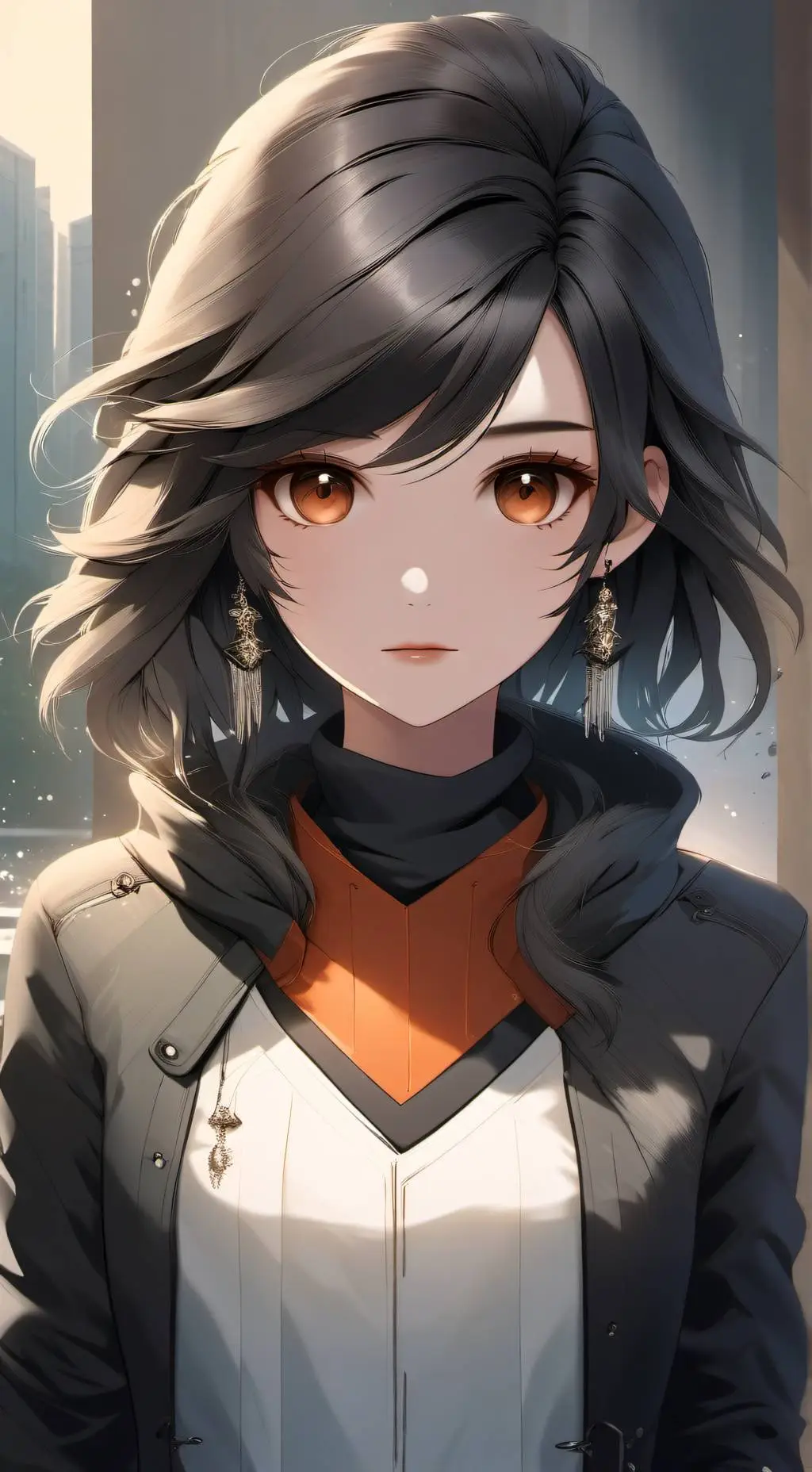 ai character: Aaliyah🖤🤍💀(Remake) background