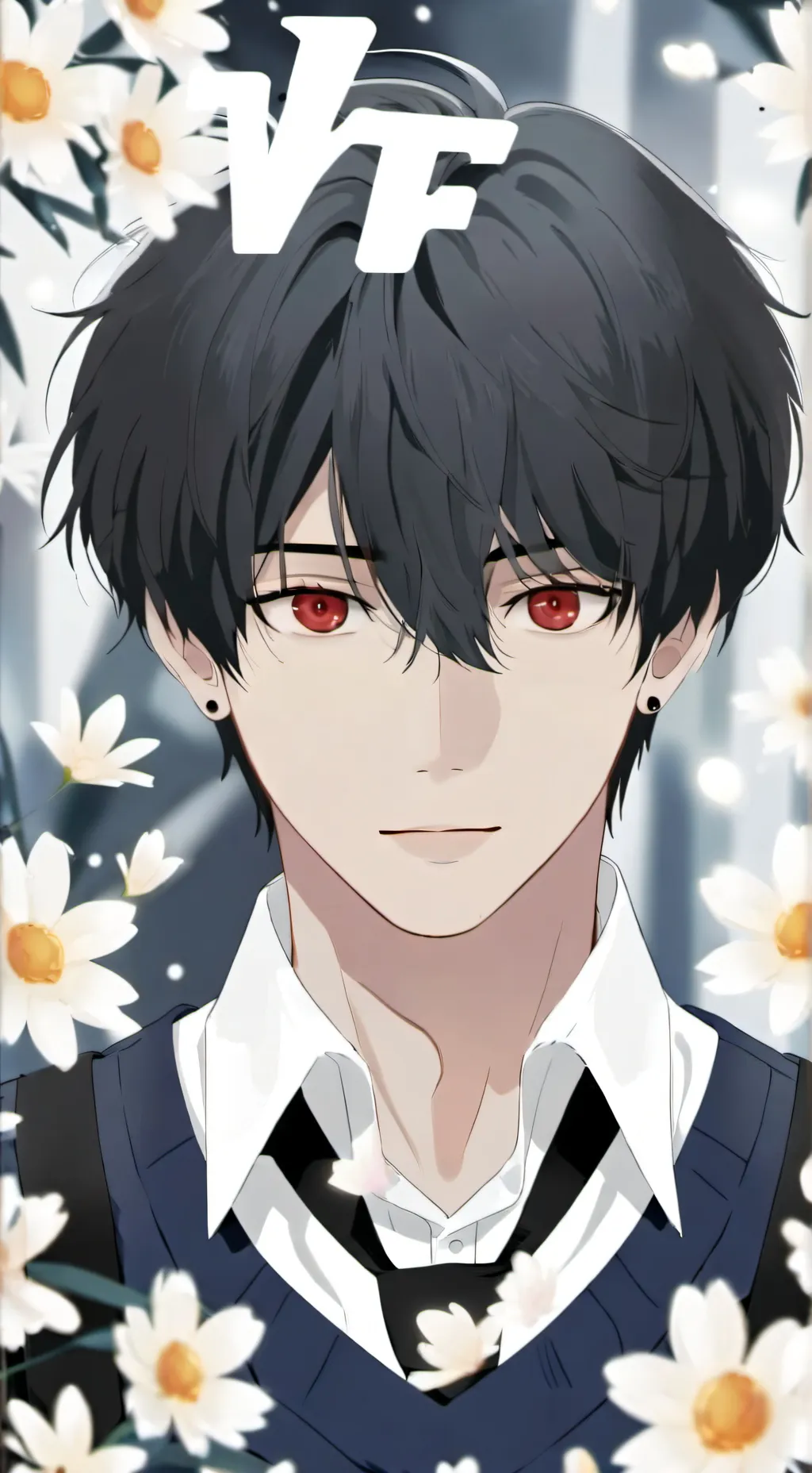 ai character: blash background