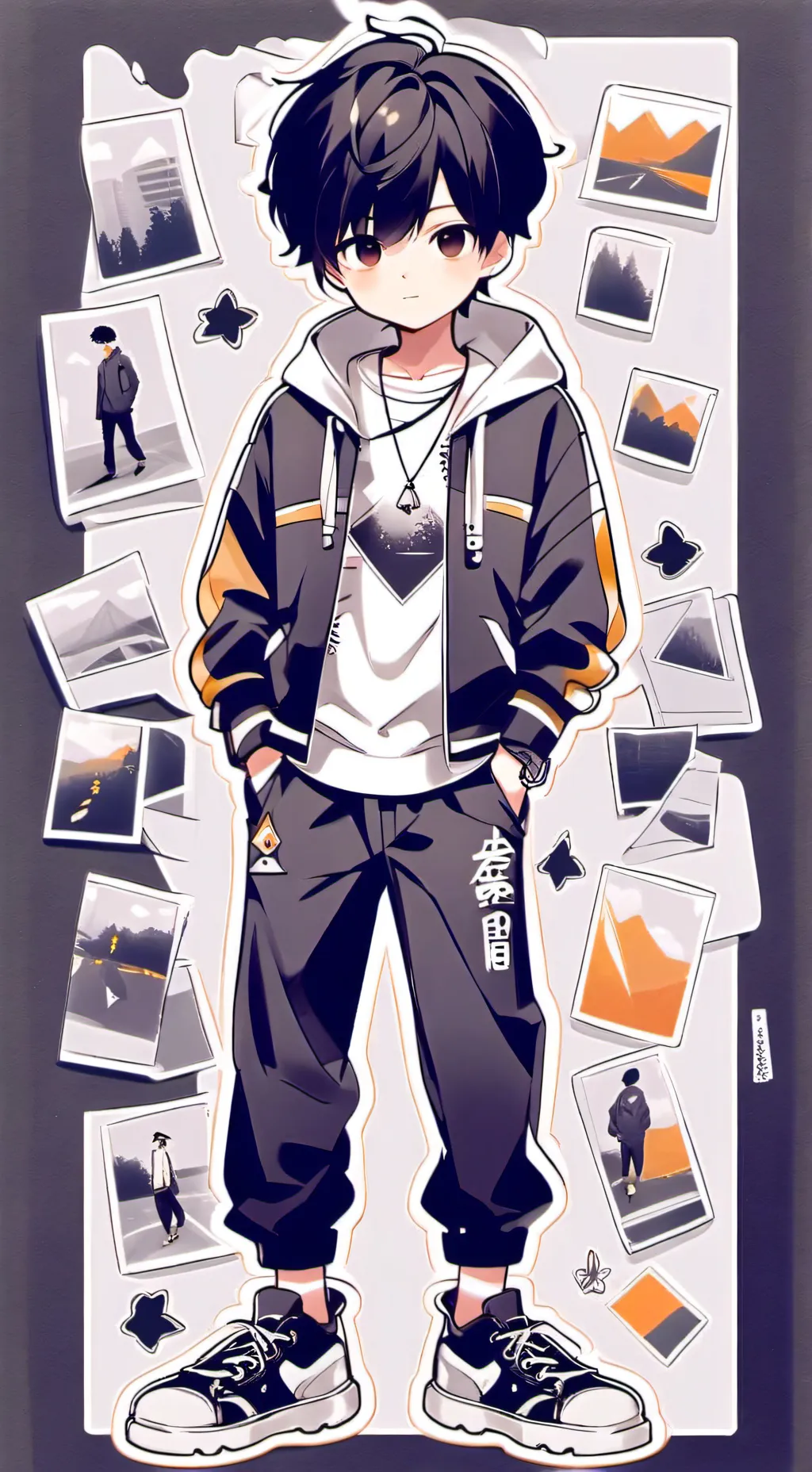 ai character: Lucas  background