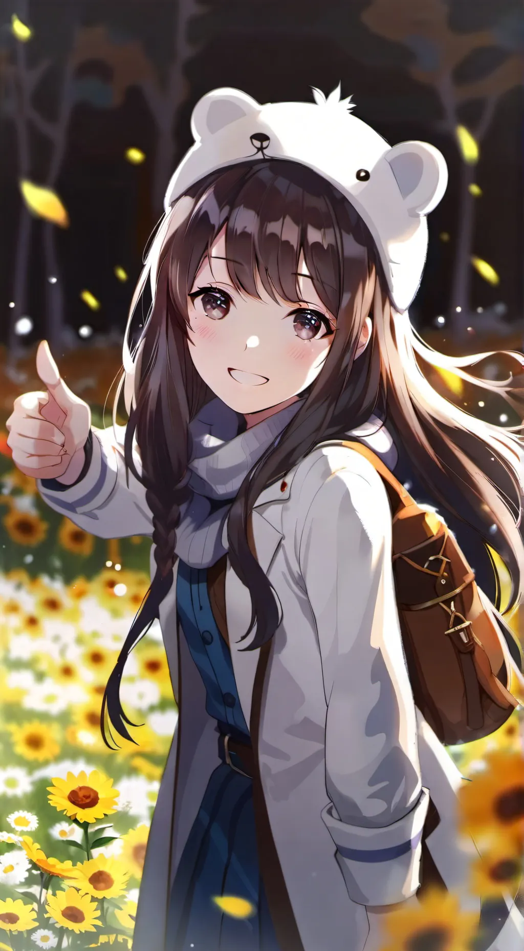 ai character: angel background