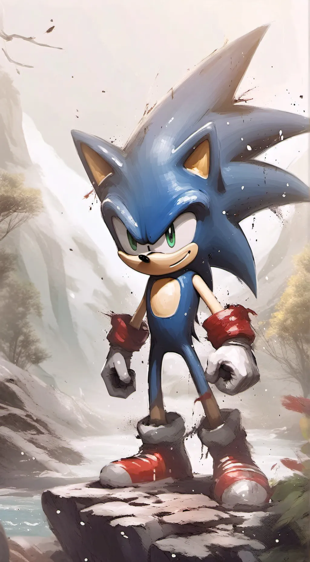 ai character: Sonic background