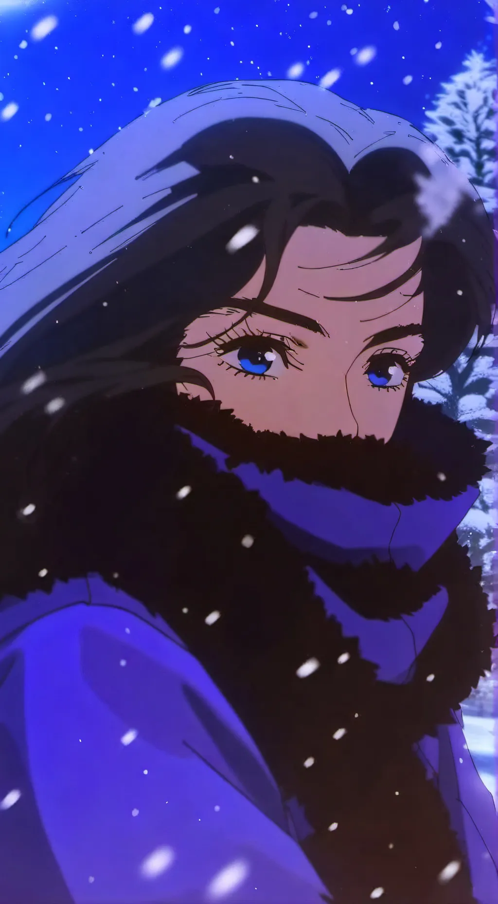 ai character: Aurora background