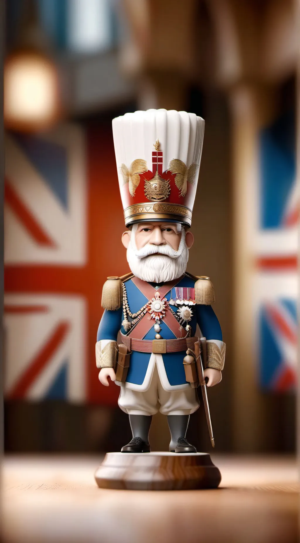ai character: British Empire  background