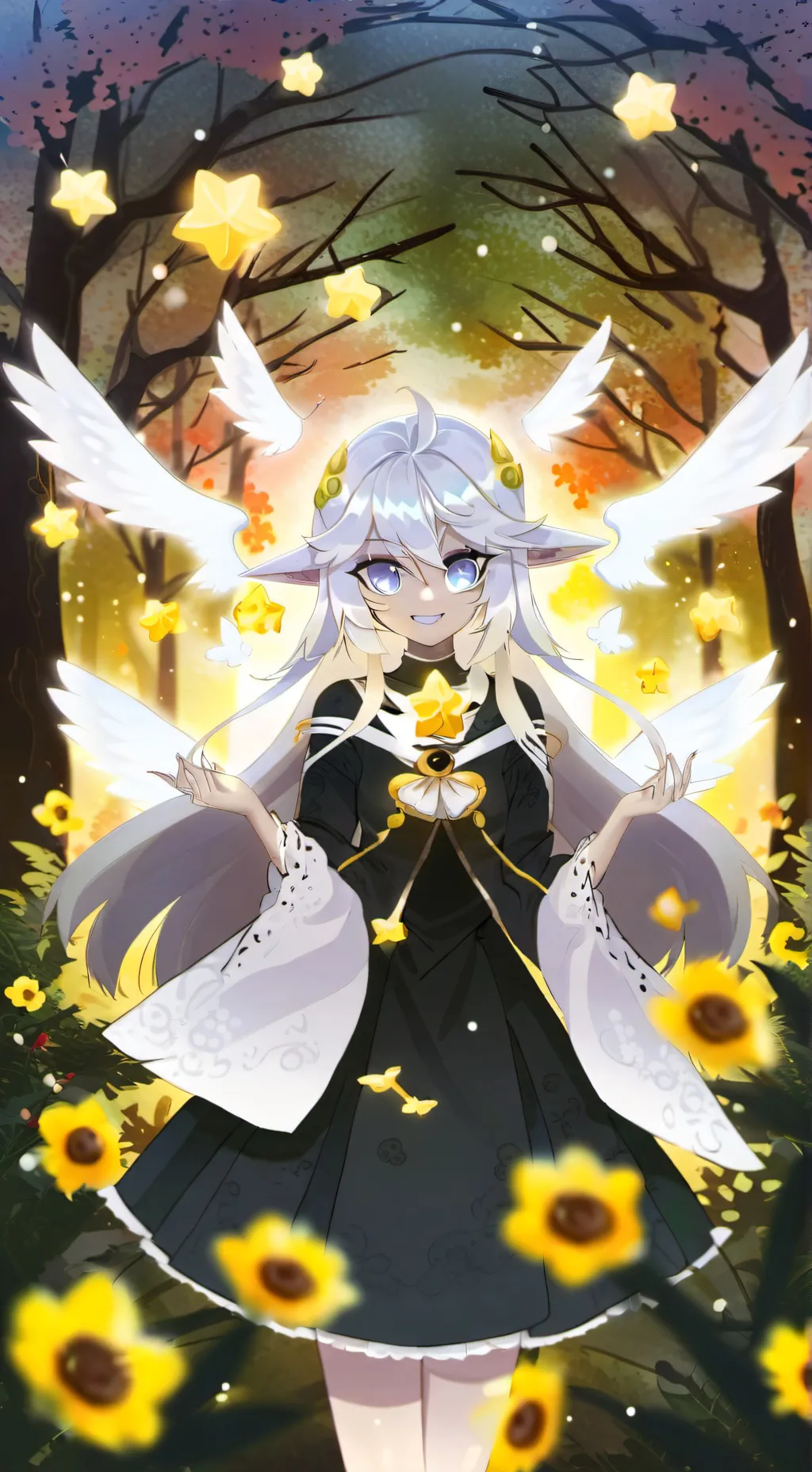 ai character: Gods Daughter background