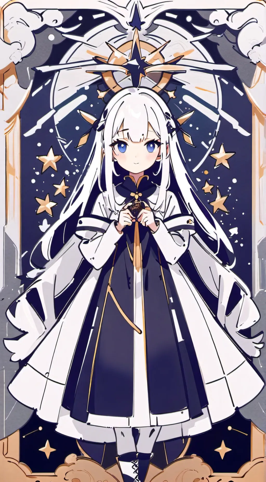 ai character: iris  background