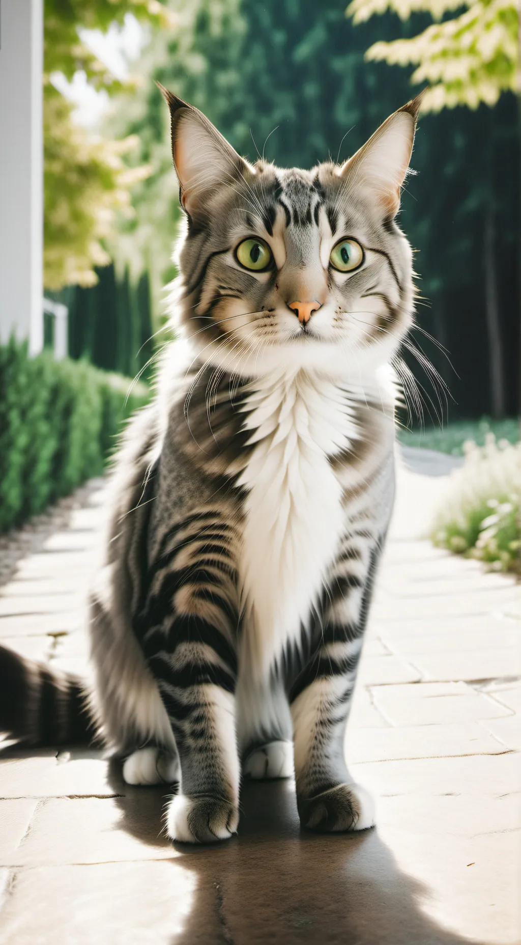 ai character: gato background