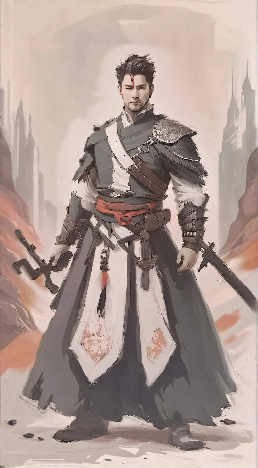 ai character: HH tv? background