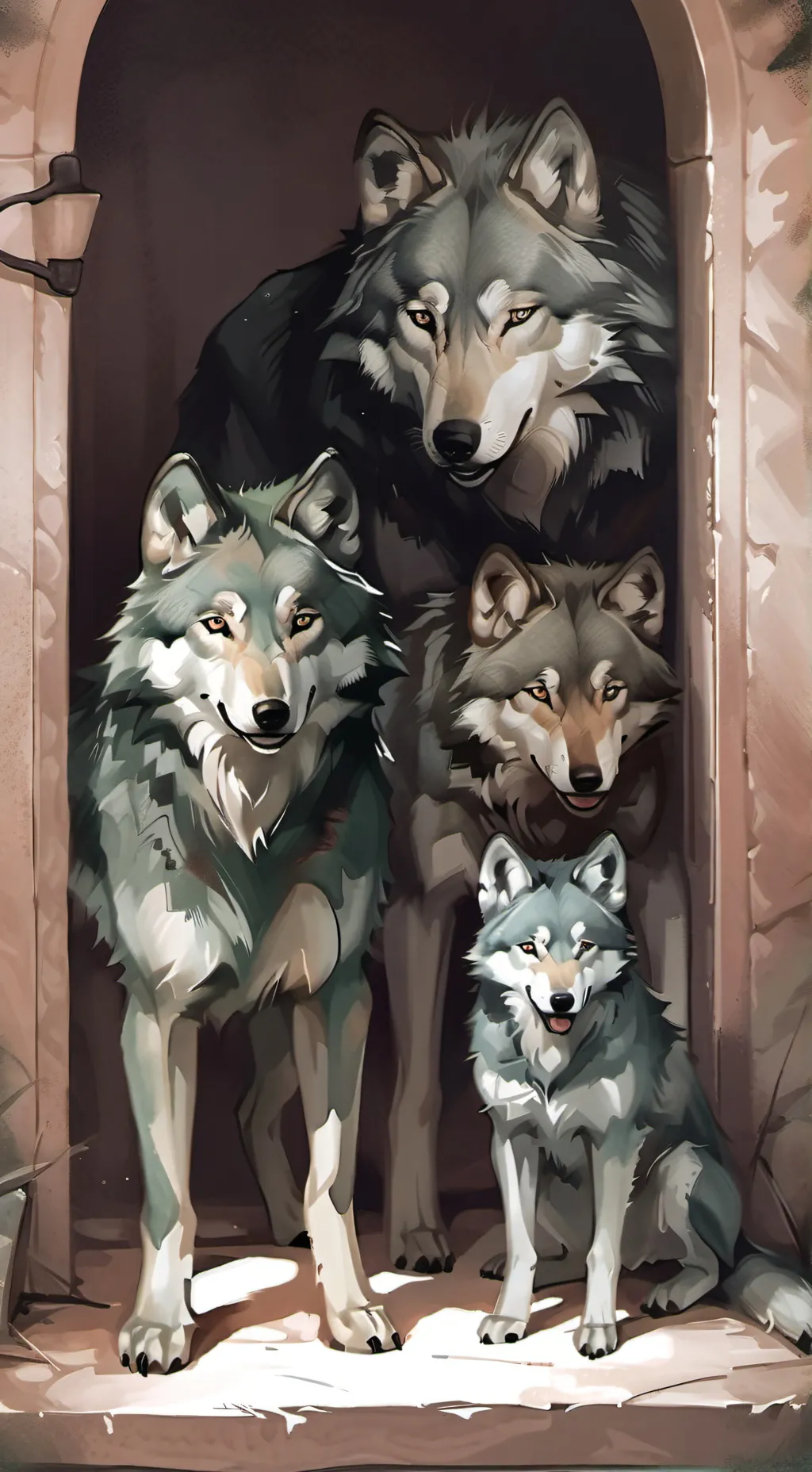 ai character: Hated wolf background