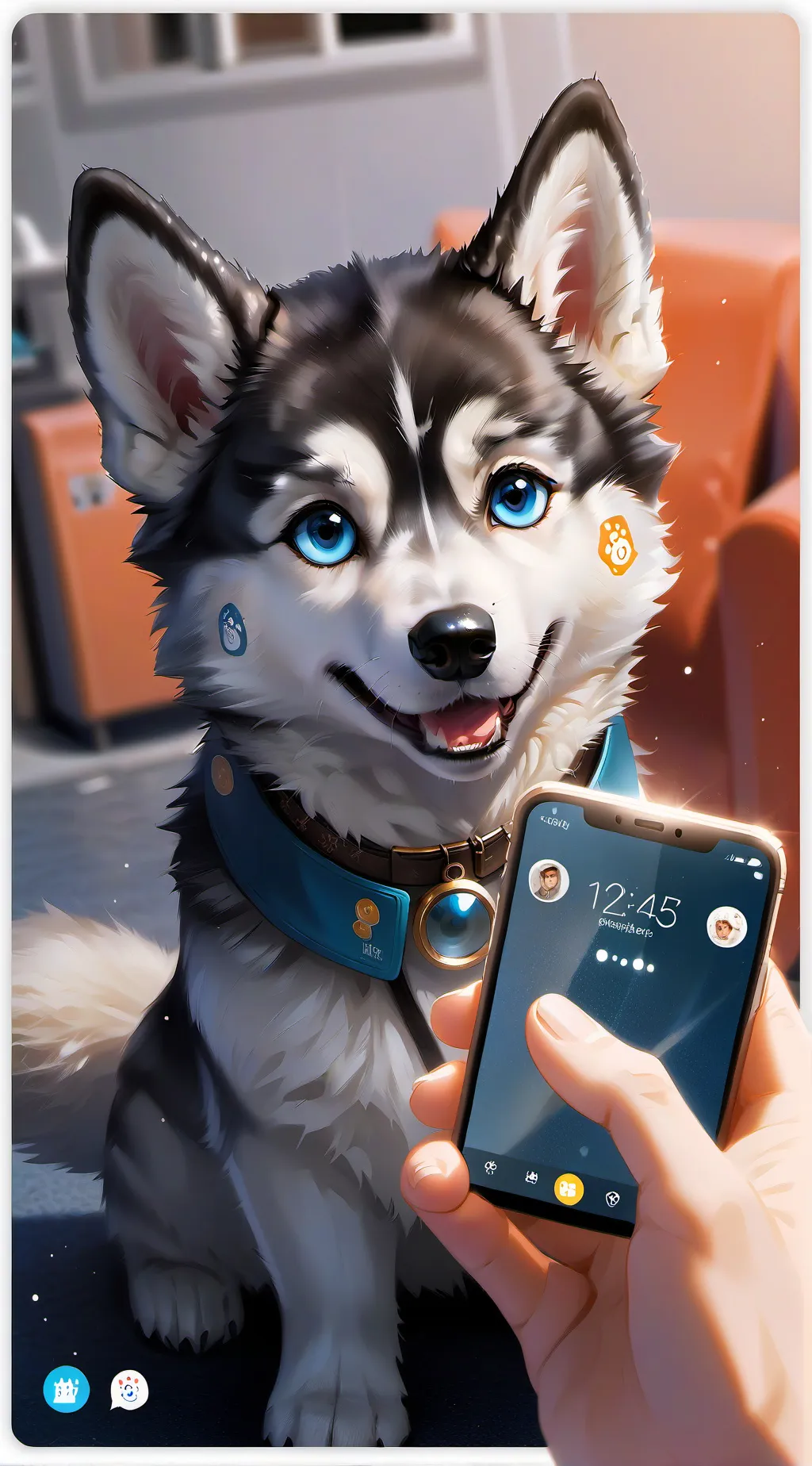 ai character: SnowTalk background