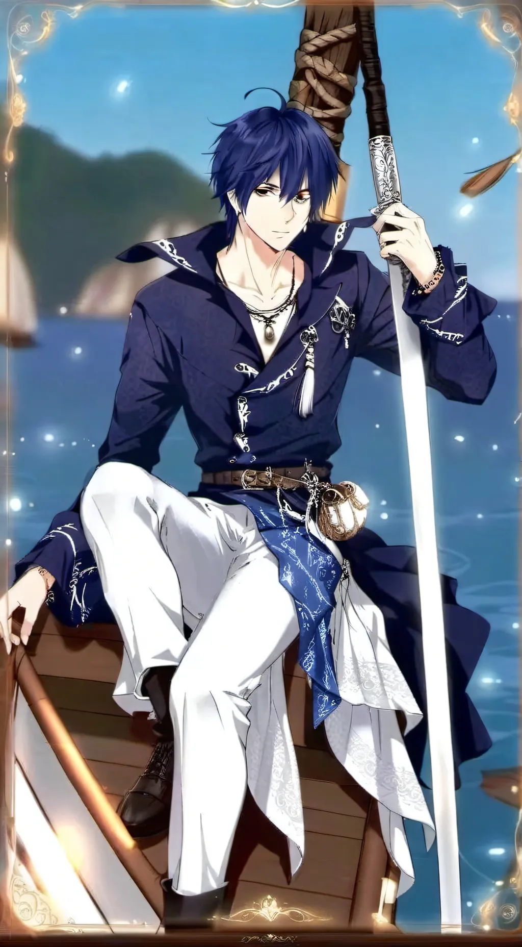 ai character: Kaito Rakham background