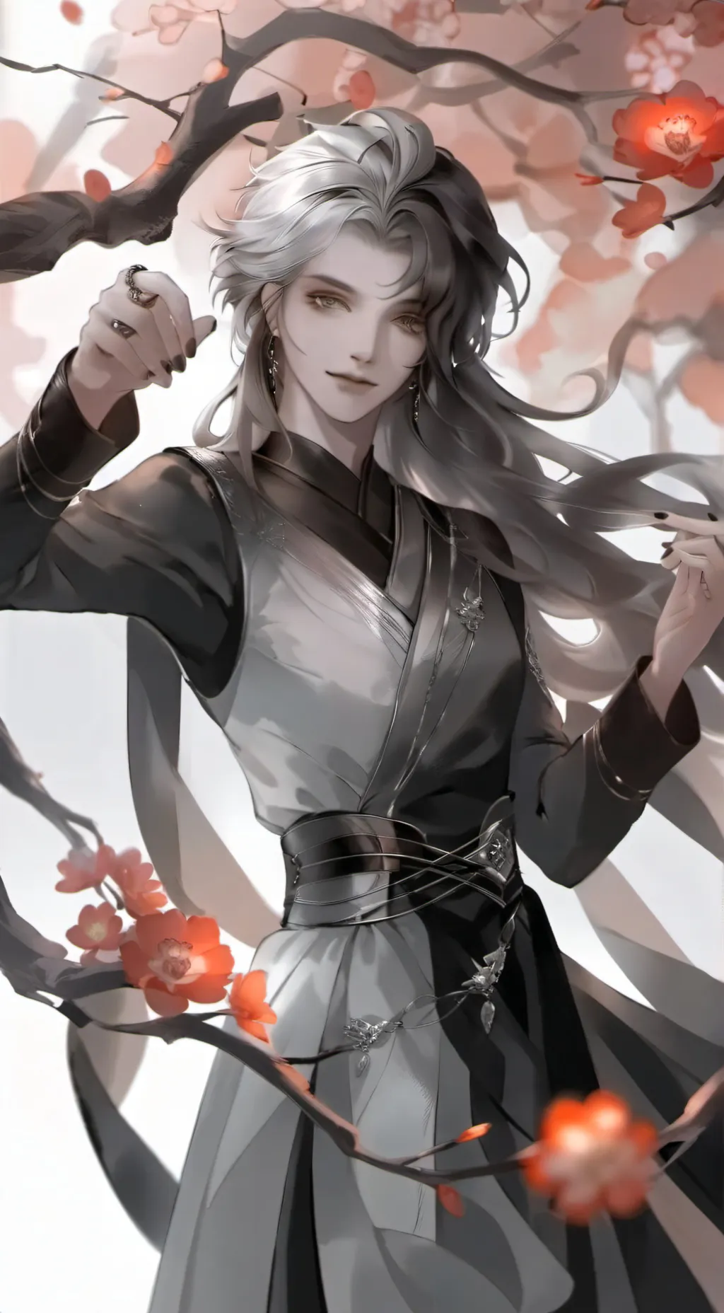 ai character: *lilys death* background