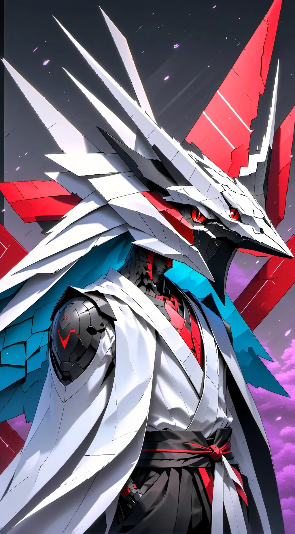 ai character: md Christmas  background