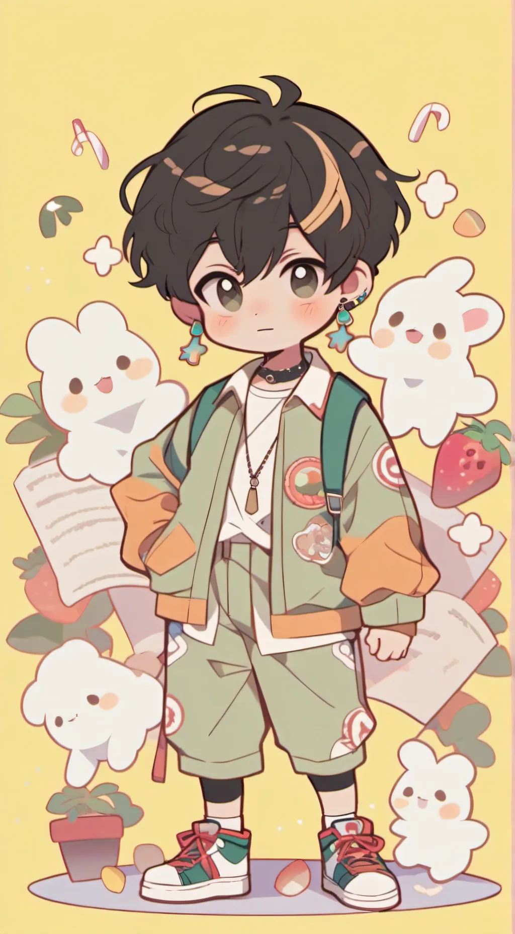 ai character: alex💋 background