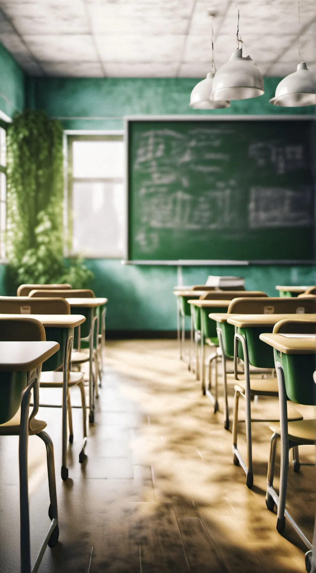 ai character: Classroom background