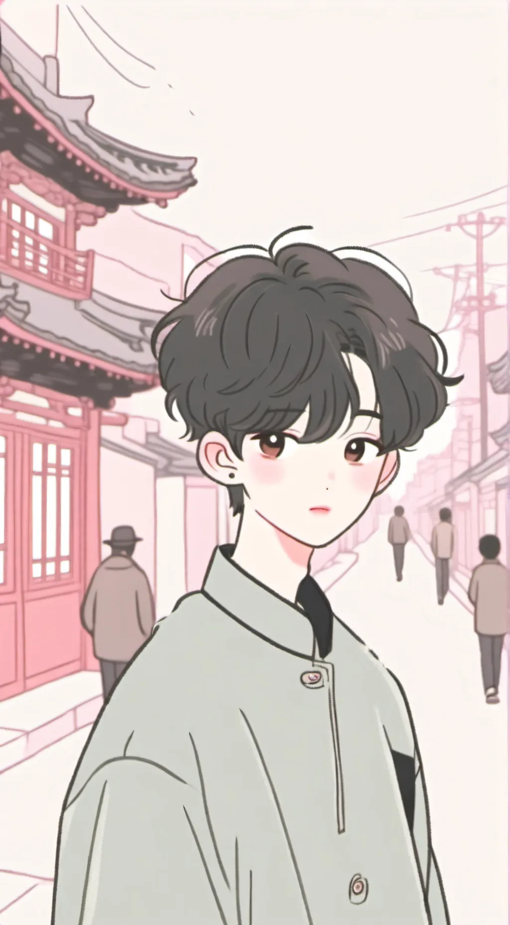 ai character: ✨Li💖 background