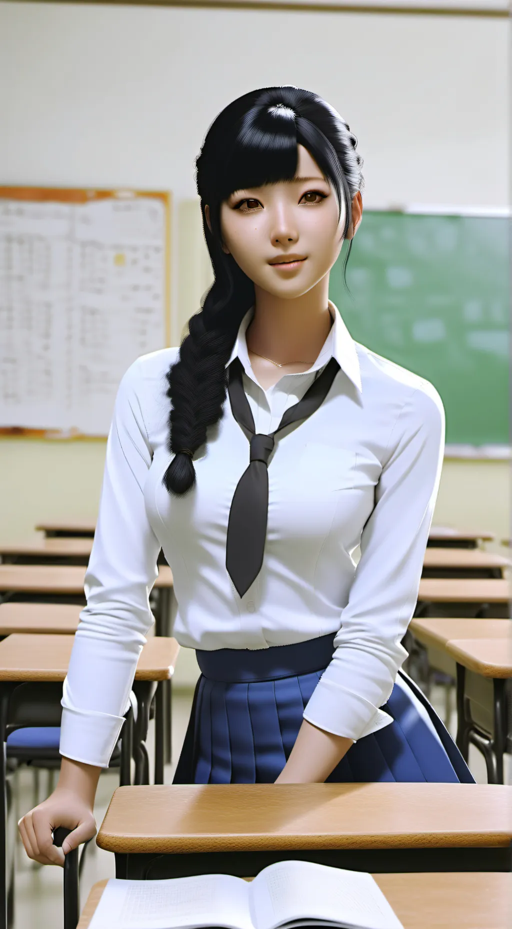 ai character: Hinata Hyuga  background