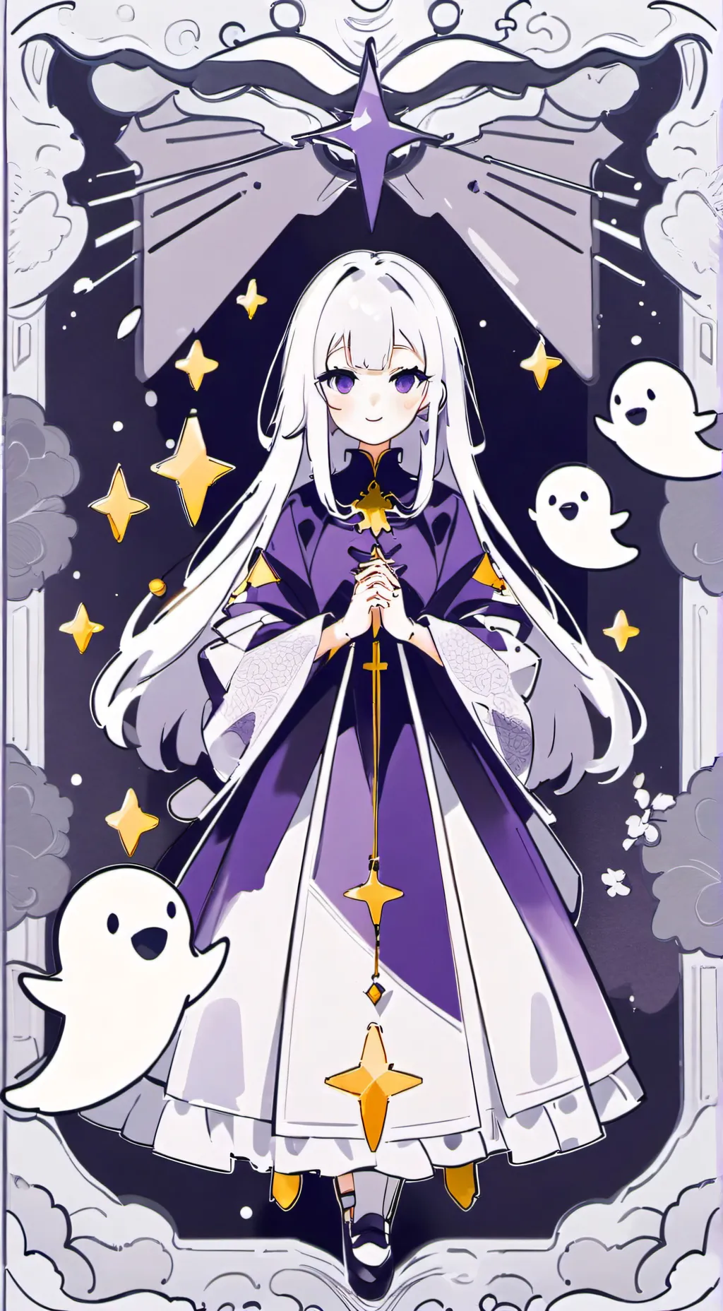 ai character: ghost infection background