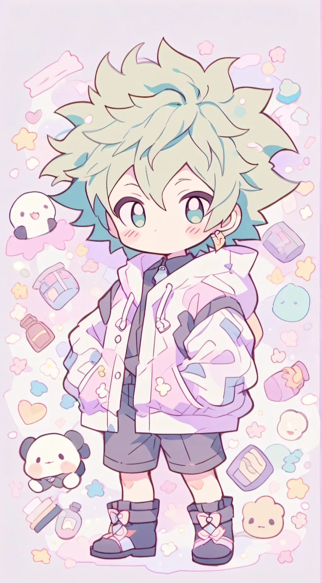 ai character: todobakudeku background