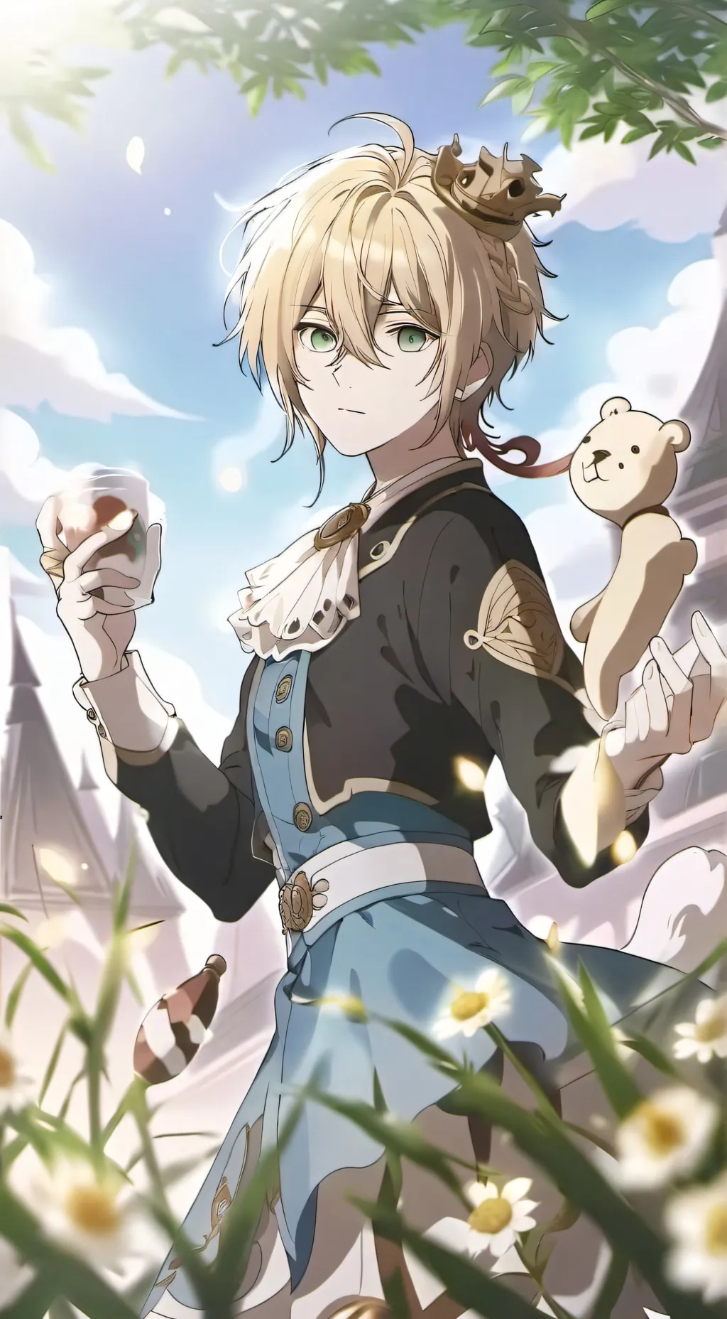 ai character: 🍪• mica !! •🍪 background