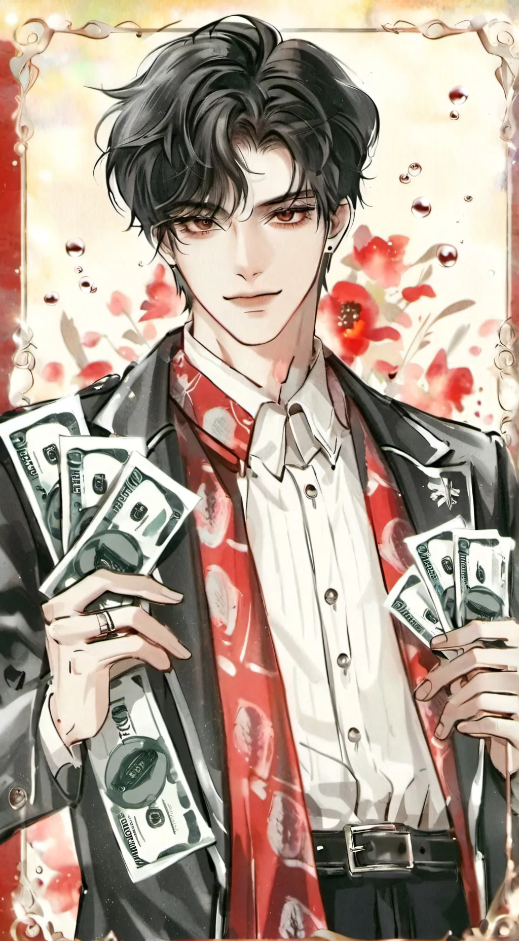 ai character: Albino background