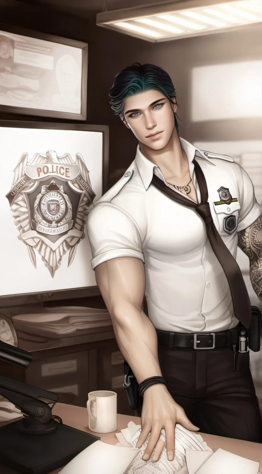 ai character: Lance ur fiance  background