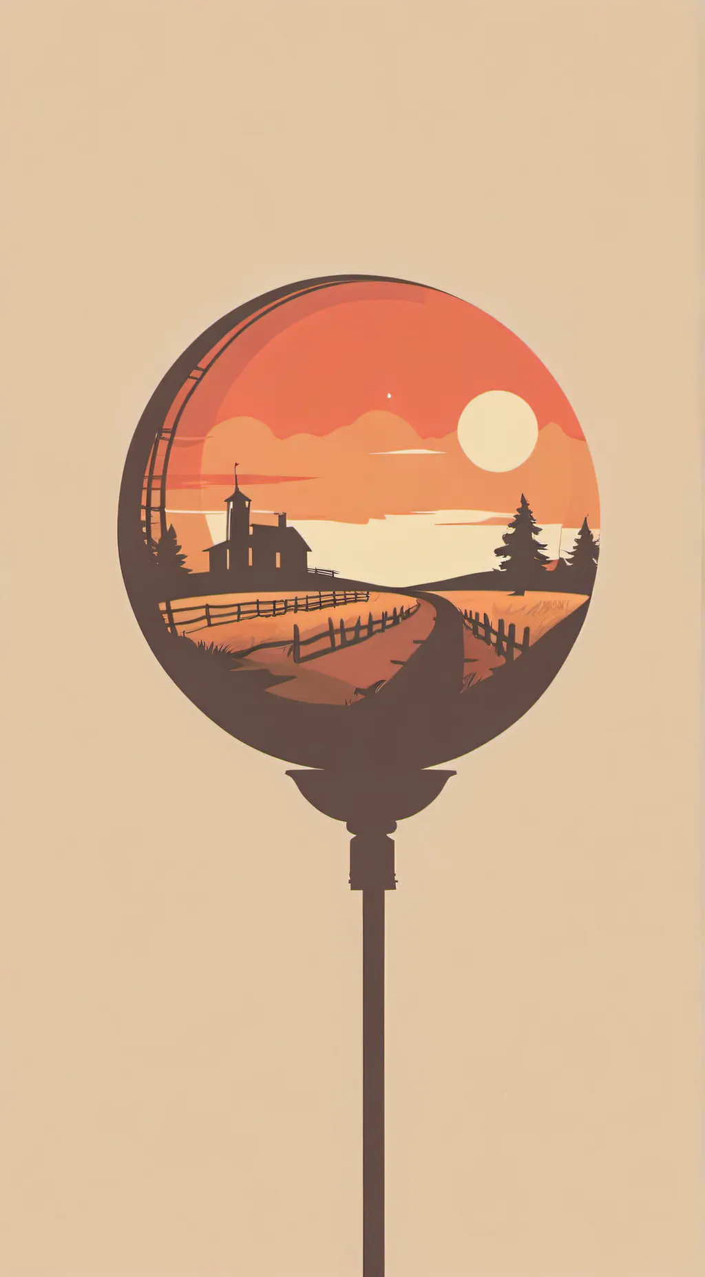 ai character: country ball background