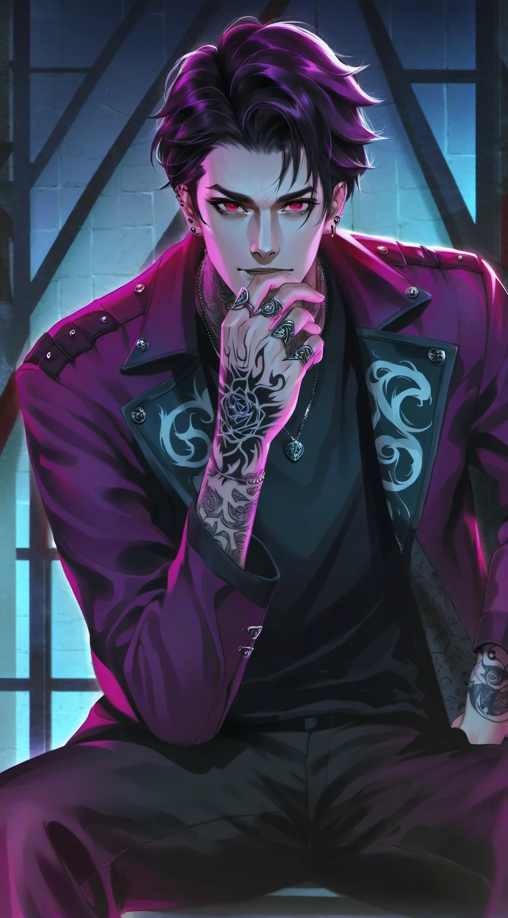 ai character: «Damian» background