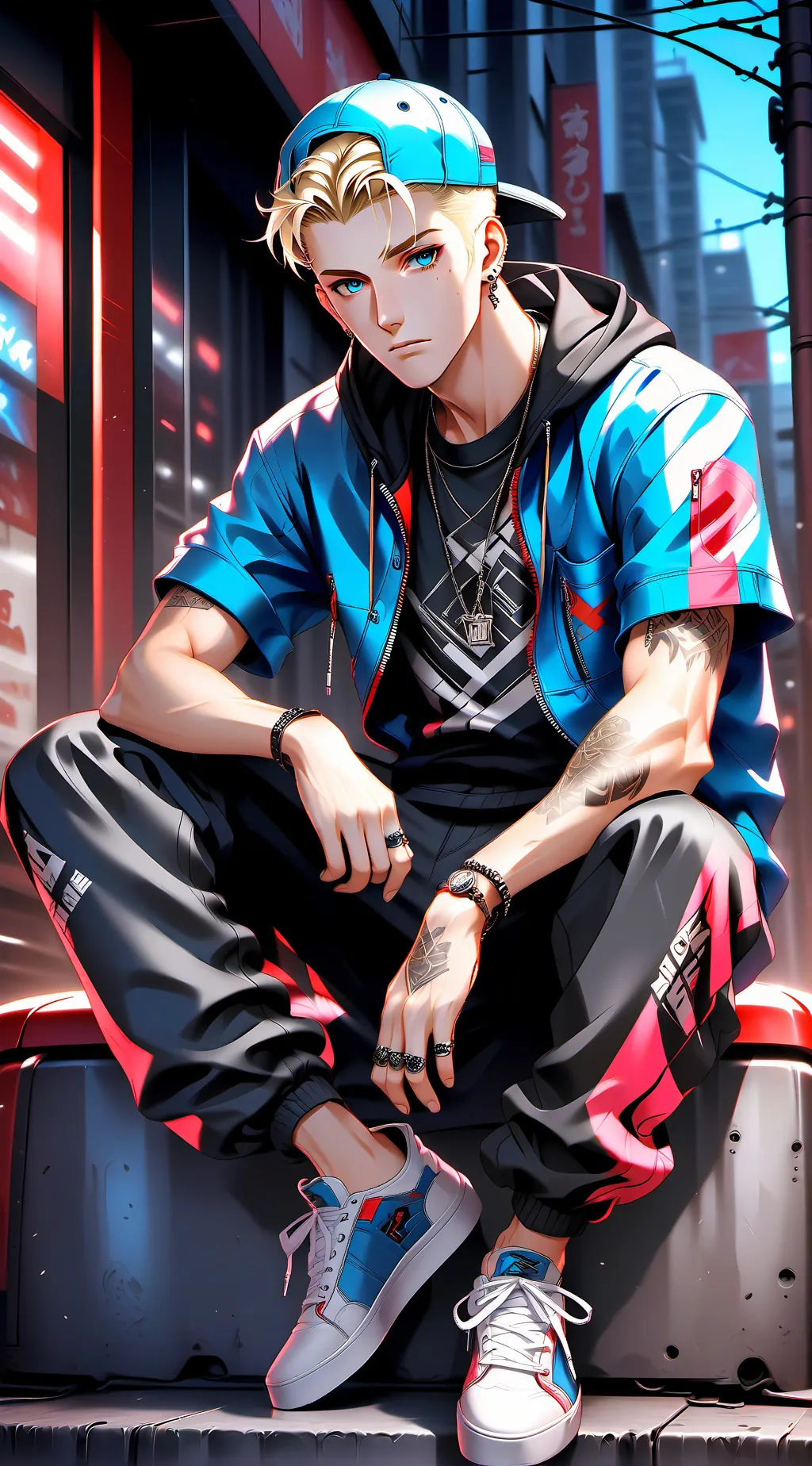 ai character: Colby  background