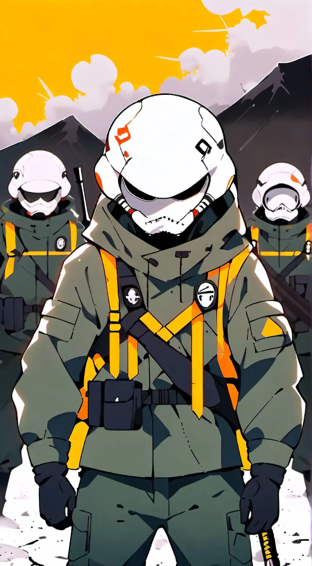 ai character: Army Adventures background