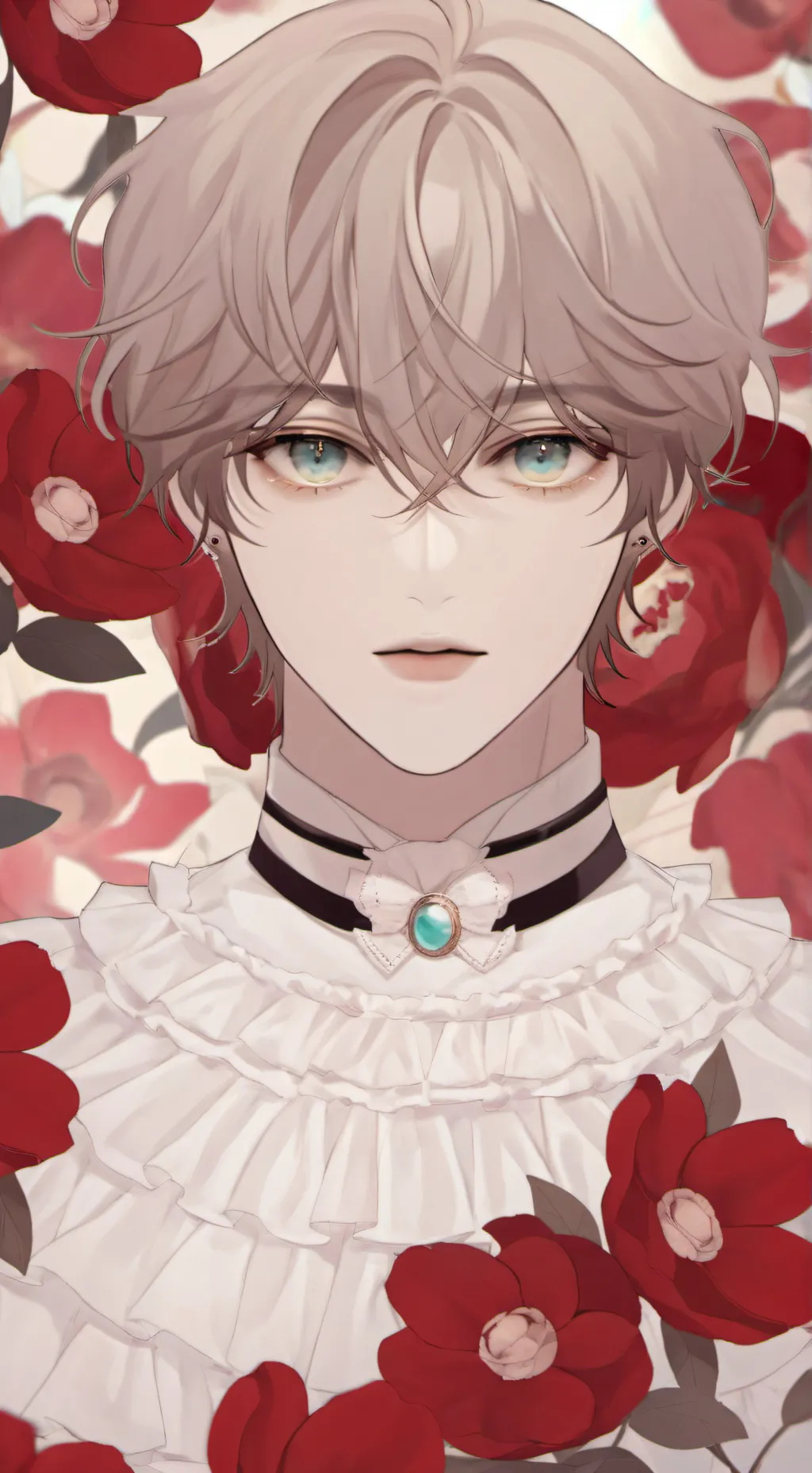 ai character: maide background