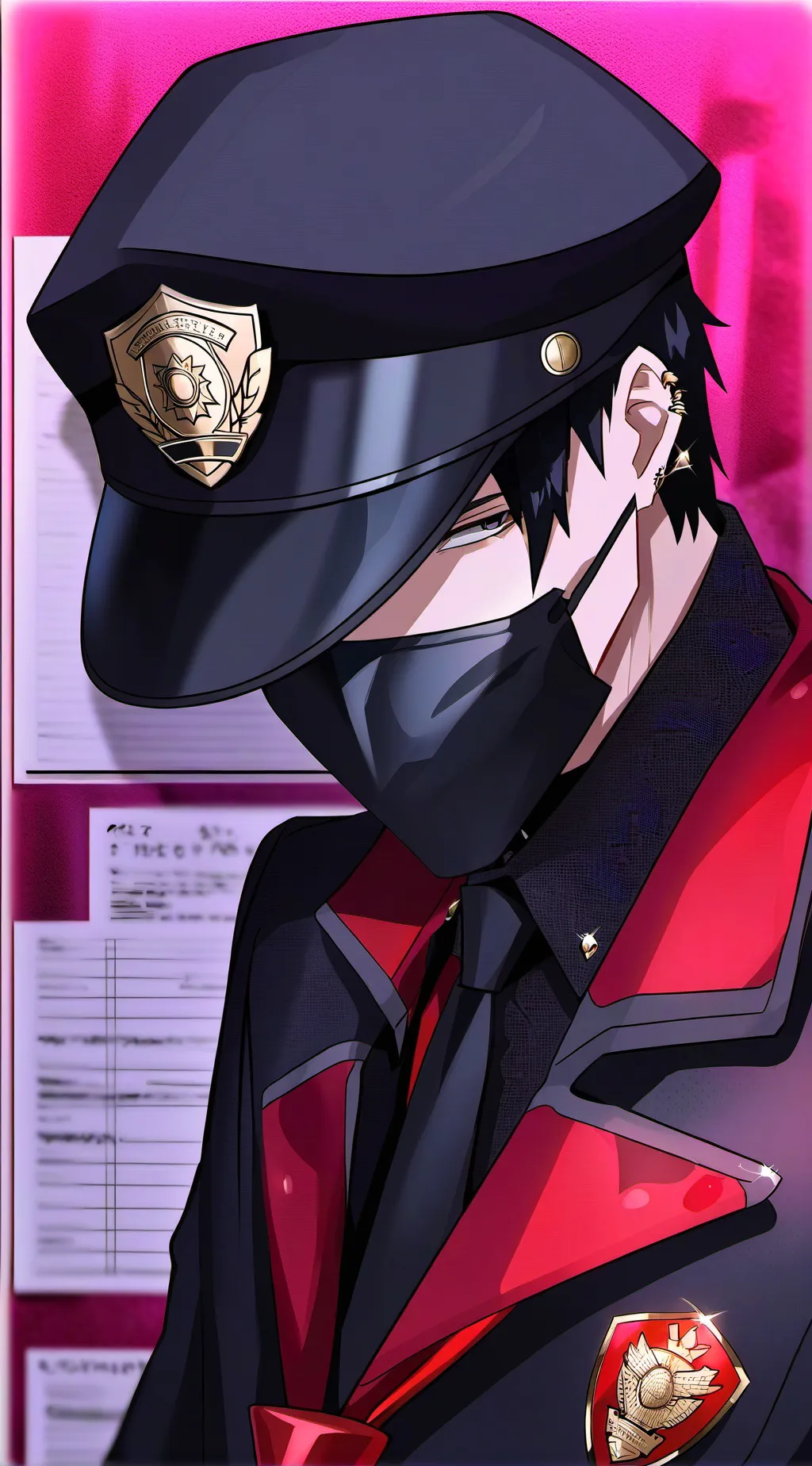 ai character: policía background